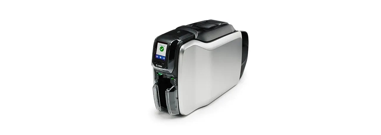 Zebra Printer ZC300; Single Sided; UK/EU Cords; USB & Ethernet; PC/SC Contact; Contactless Mifare; Windows Driver