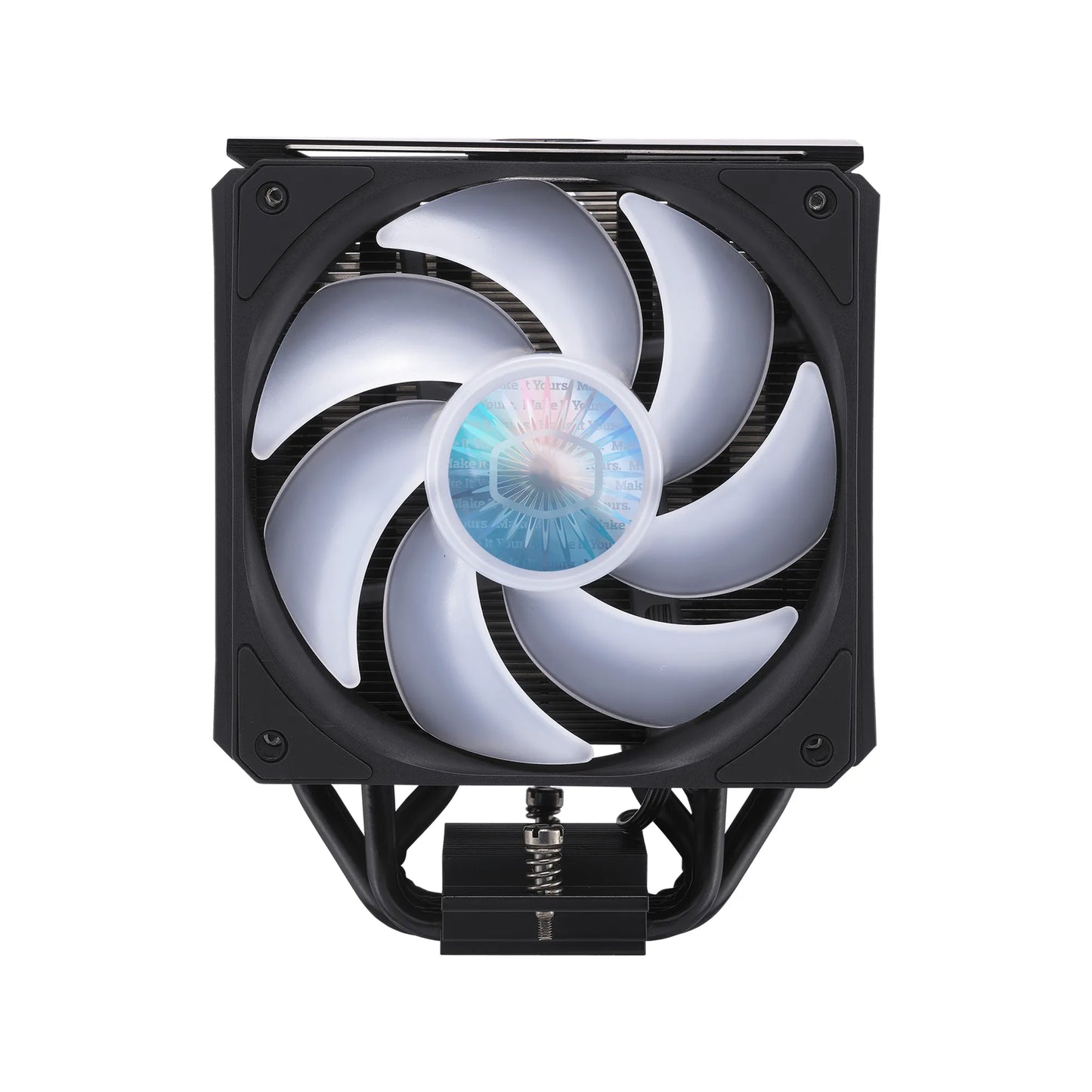Cooler Master MasterAir MA612 Stealth; Stealth Black; Dual ARGB 120mm Fans; ARGB controller included; compatible with LGA 1700