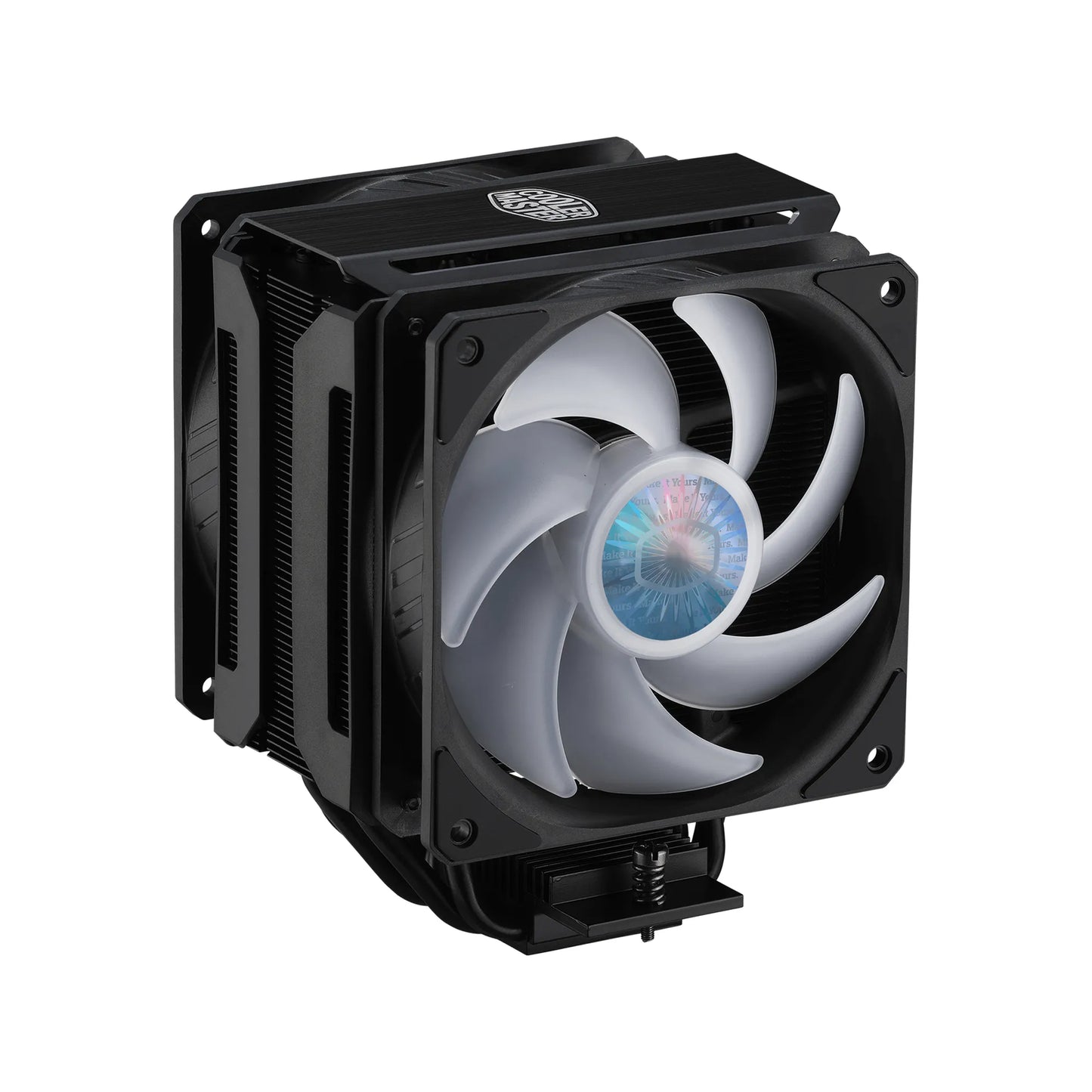Cooler Master MasterAir MA612 Stealth; Stealth Black; Dual ARGB 120mm Fans; ARGB controller included; compatible with LGA 1700