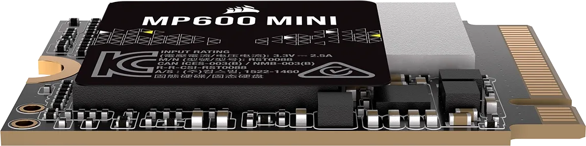 Corsair MP600 MINI 1TB M.2 NVMe PCIe Gen. 4 x4 SSD; Read Up To 4800MB/s; Write up to 4800MB/s