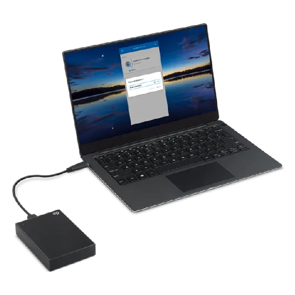 Seagate STKY2000400 One Touch 2TB; 2.5''; USB 3.0; External HDD - Black; Includes Seagate Rescue data recovery service; 3 Year W
