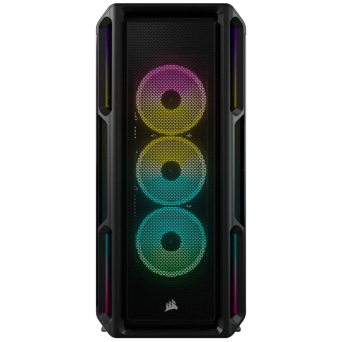 5000T RGB Black Tempered Glass Mid-Tower; 2x 3.5'' | 4x 2.5'' Drive Bays; Up to 360mm Radiator compatible; 4x 120mm fan incl