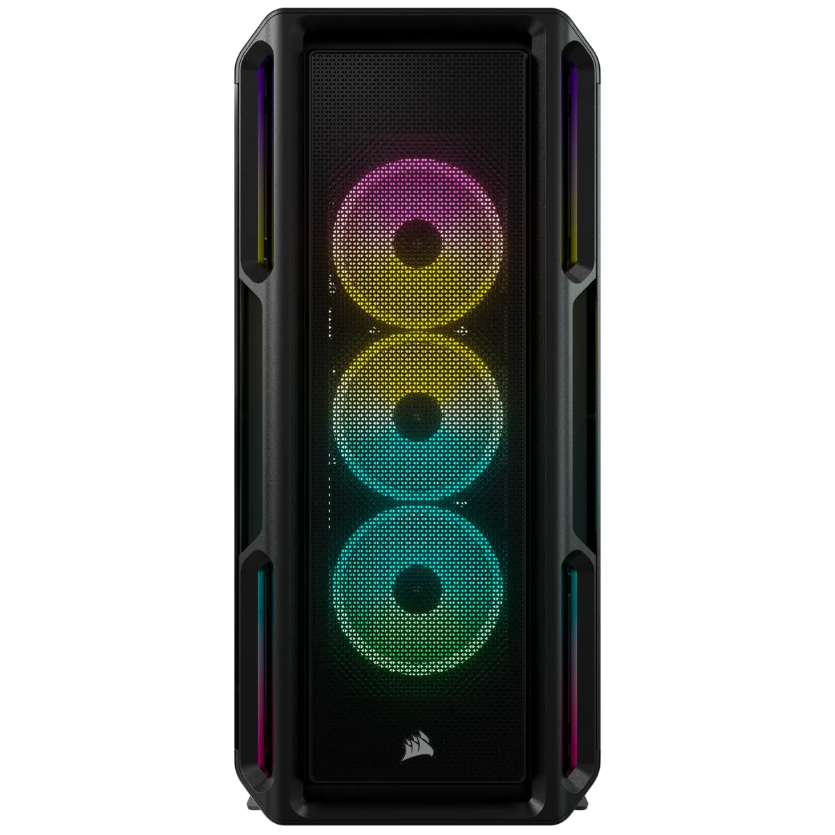 5000T RGB Black Tempered Glass Mid-Tower; 2x 3.5'' | 4x 2.5'' Drive Bays; Up to 360mm Radiator compatible; 4x 120mm fan incl