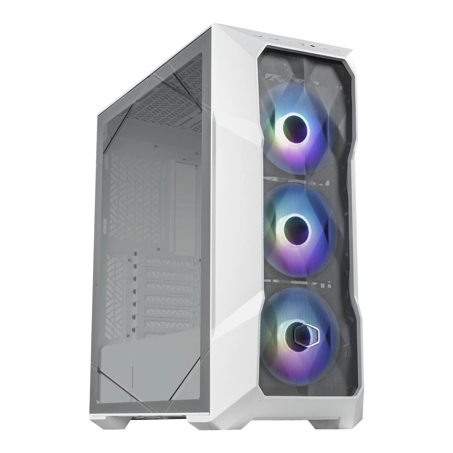 Cooler Master Case MasterBox TD500 Mesh V2 White - ARGB ATX PC Case