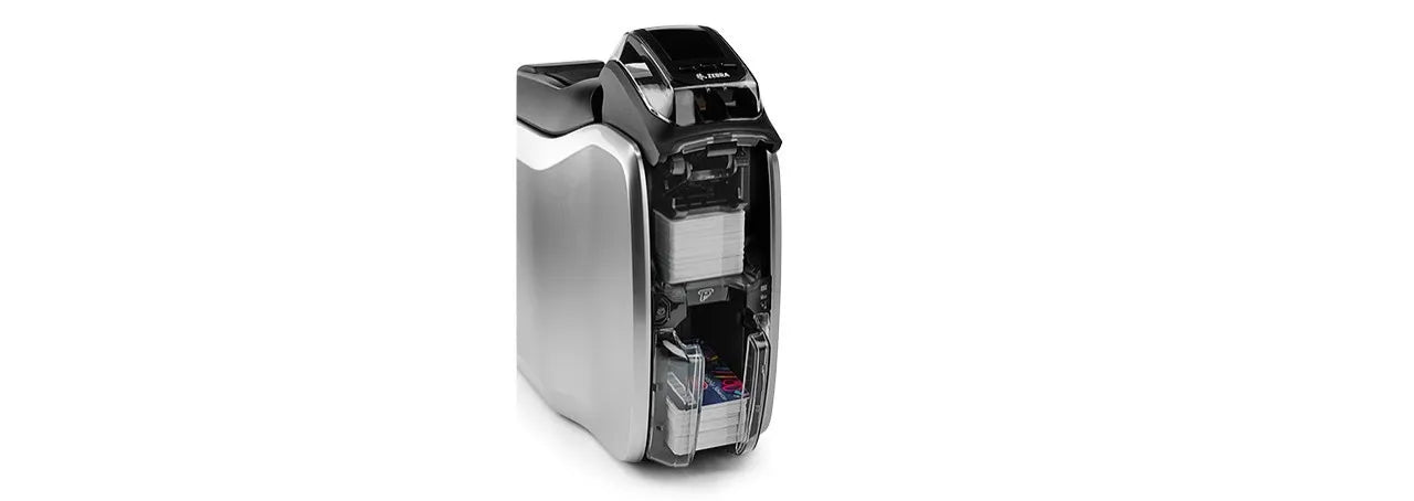 Zebra Printer ZC300; Single Sided; UK/EU Cords; USB & Ethernet; PC/SC Contact; Contactless Mifare; Windows Driver