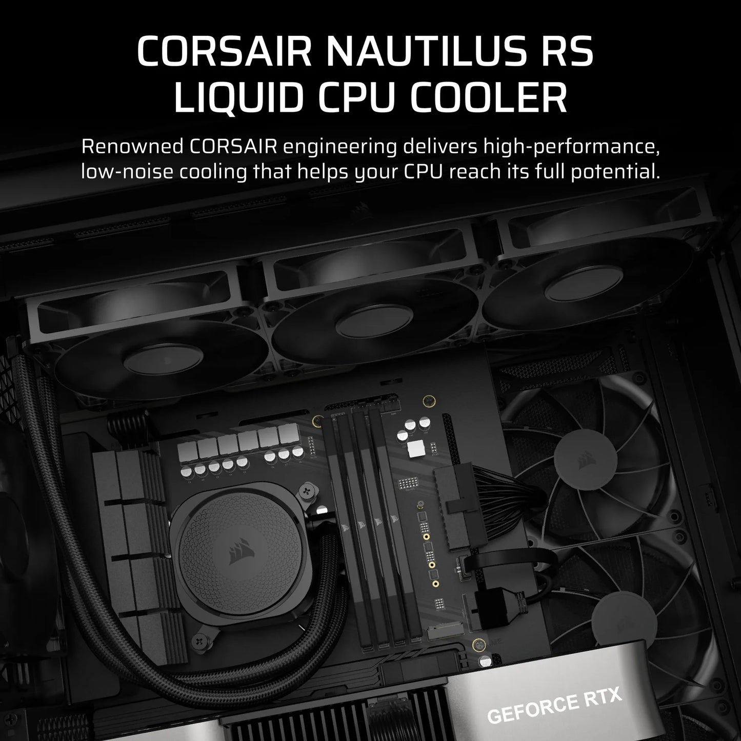 Corsair NAUTILUS 360; 360mm Radiator; Liquid CPU Cooler; Intel® LGA 1851/1700; AMD® AM5/AM4
