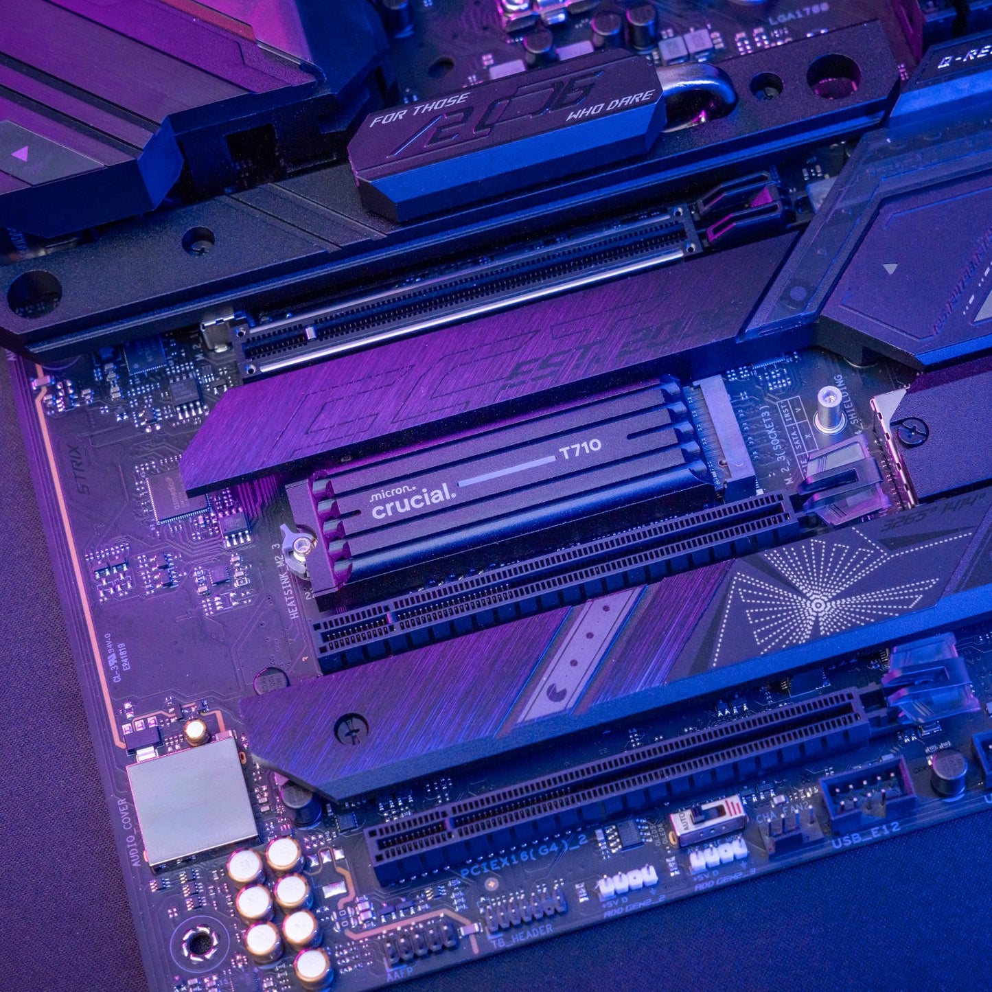 Crucial T710 2TB M.2 NVMe Gen5 NAND SSD with Heatsink