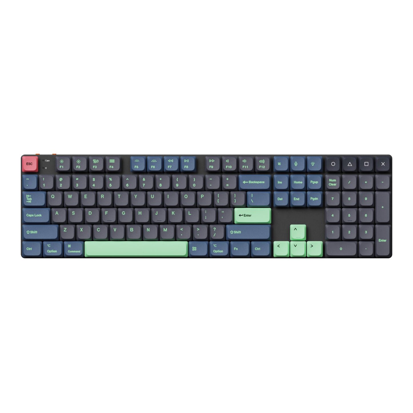 Keychron Low Profile Dye-Sub PBT LSA Full Set Keycap Set – Hacker Edition (133 Keys, PBT, Low Profile)