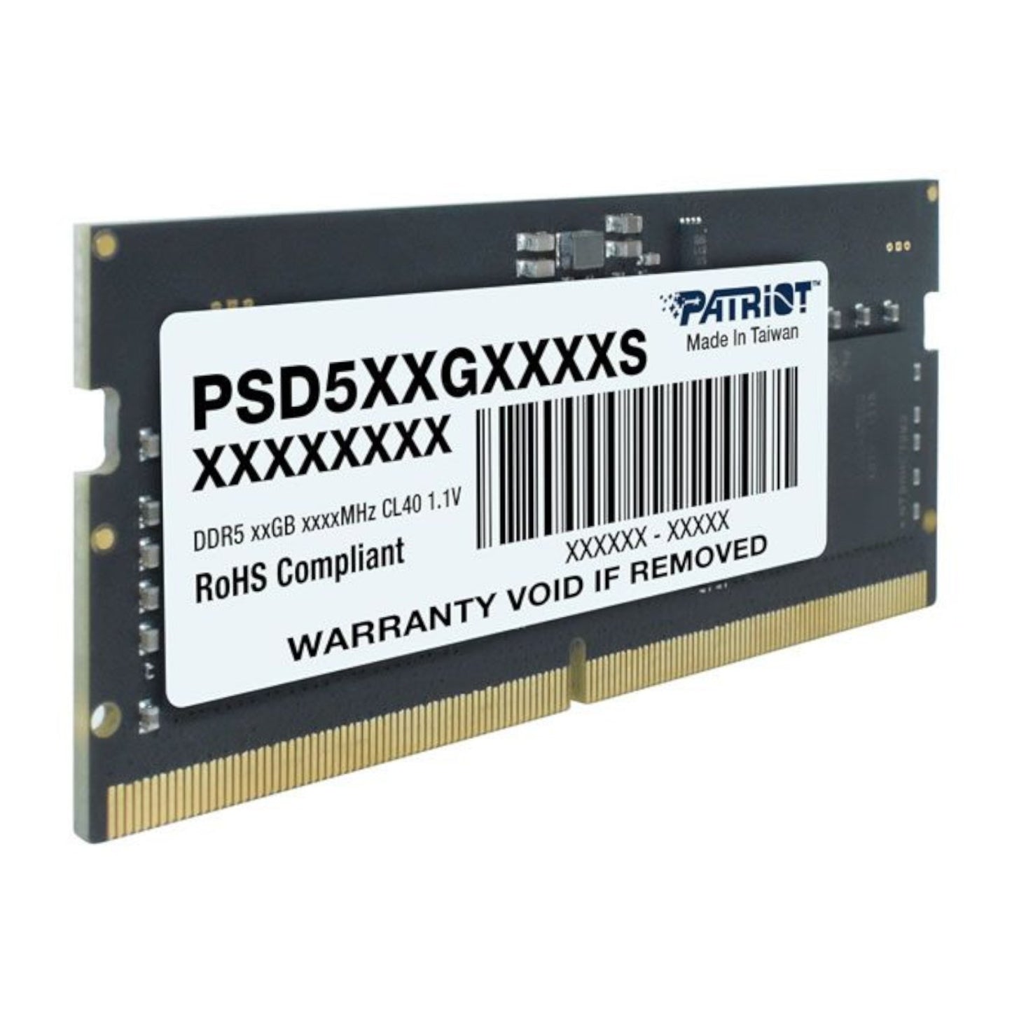 Patriot Signature Line 8GB 5600MHz DDR5 SODIMM Notebook Memory