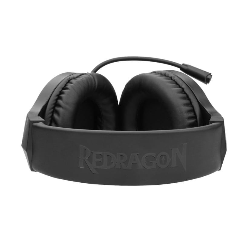REDRAGON Over-Ear HYLAS Aux (Mic and Headset)|USB (Power Only)
 RGB Gaming Headset - Black