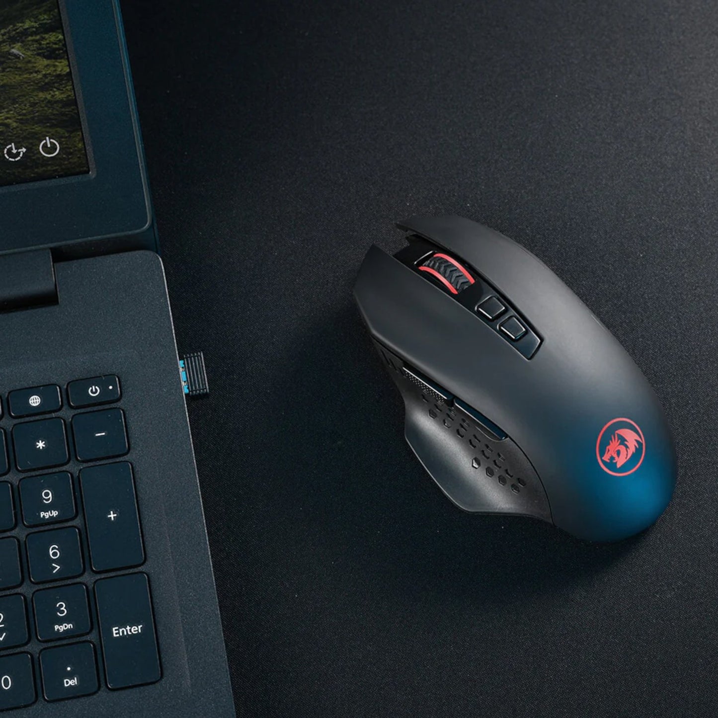 Redragon GAINER M656 Wireless Gaming Mouse 4000DPI - Black