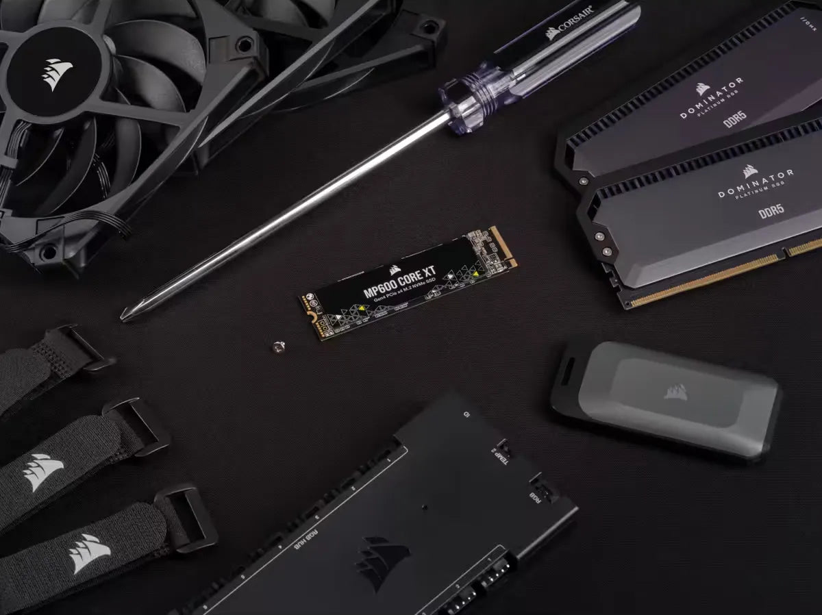 Corsair MP600 CORE XT 4TB NVMe PCIe M.2 SSD; Read Up To 5000MB/s; Write up to 4400MB/s