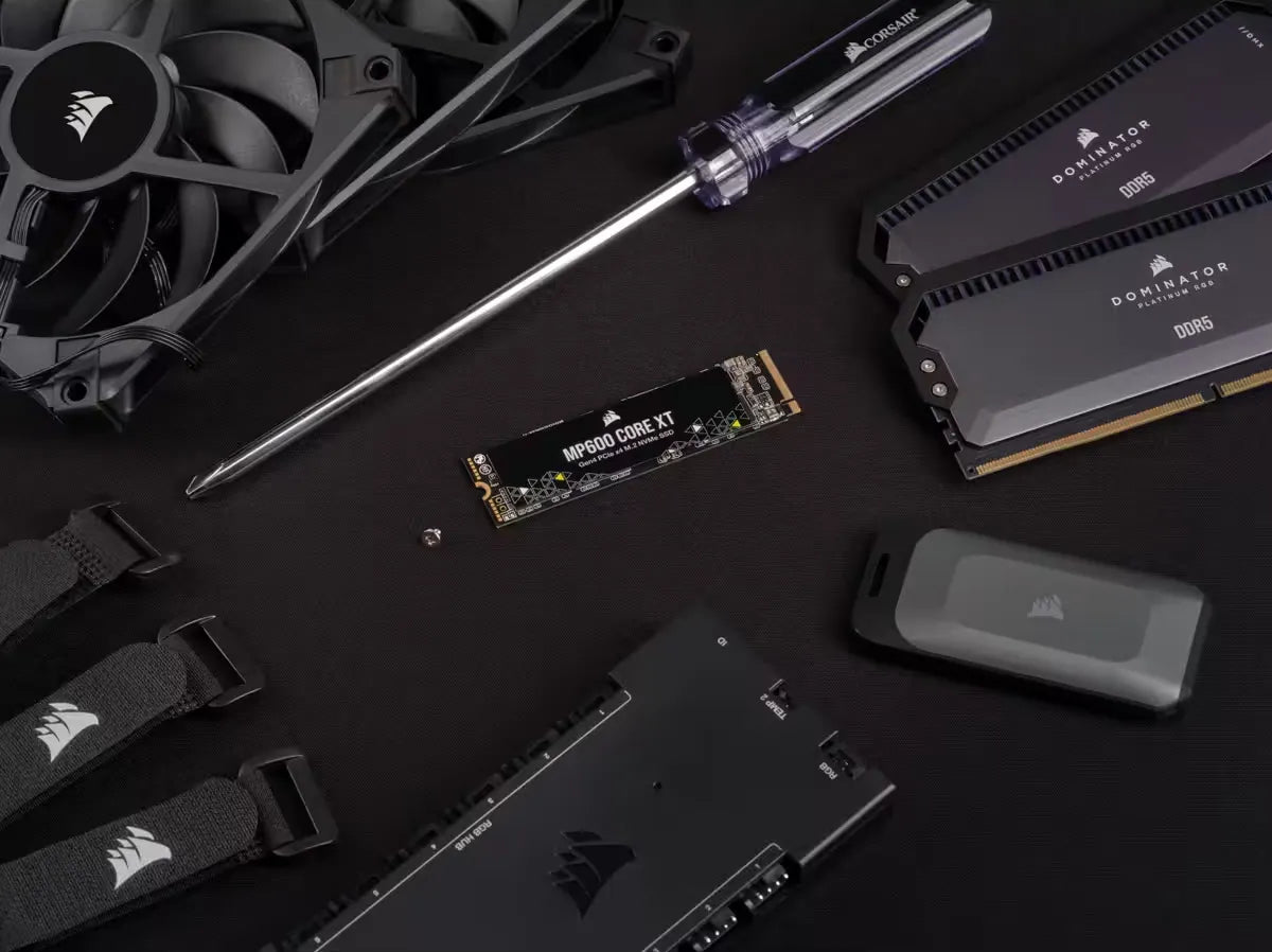 Corsair MP600 CORE XT 4TB NVMe PCIe M.2 SSD; Read Up To 5000MB/s; Write up to 4400MB/s