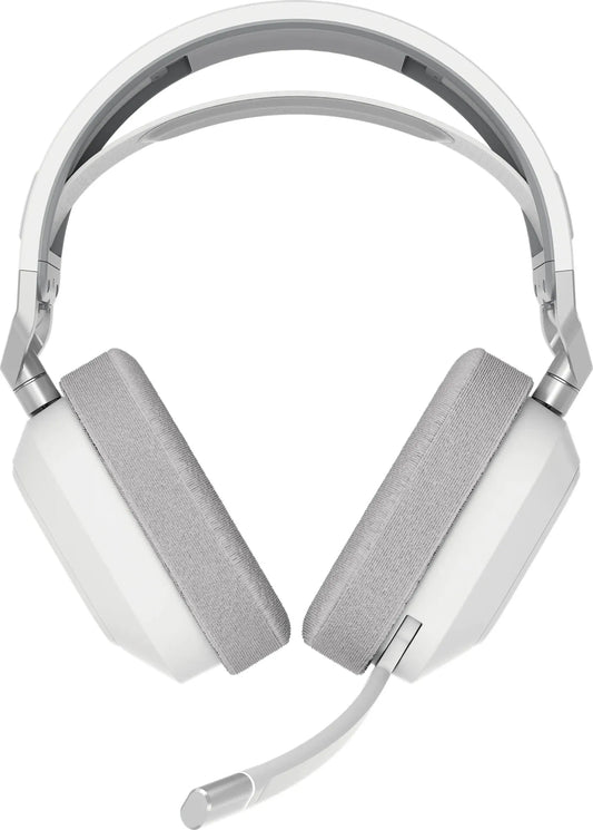 HS80 MAX WIRELESS Premium White Headset; Spatial Audio; 50mm Audio Drivers; Omni-directional Microphone - PC/ Mac/ PlayStation