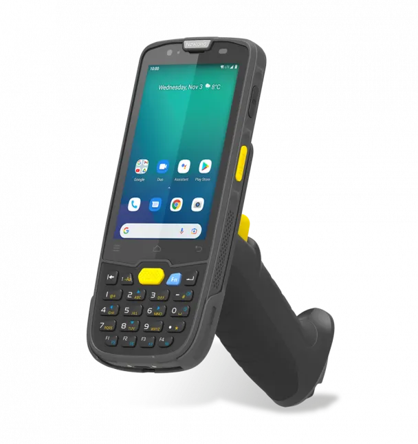 Newland - MT6755 Sei Mobile Computer with 4'' touchscreen; 2D CMOS Mega Pixel imager with Laser Aimer (CM6x); 4GB/64GB; BT; WiFi