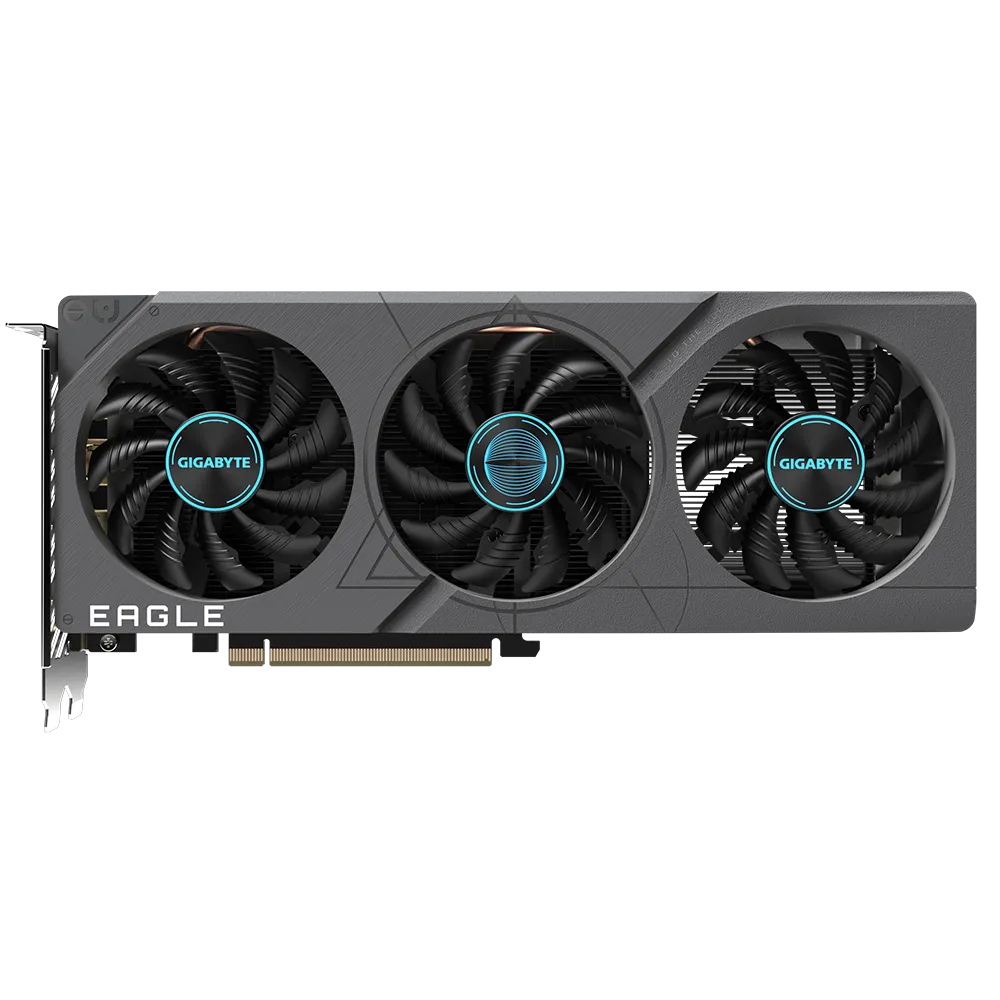 GIGABYTE nVidia GeForce RTX 4060 Eagle OC - 8GB GDDR6; 128-Bit Memory Bus; 2x HDMI; 2x DisplayPort; Min 450W PSU.