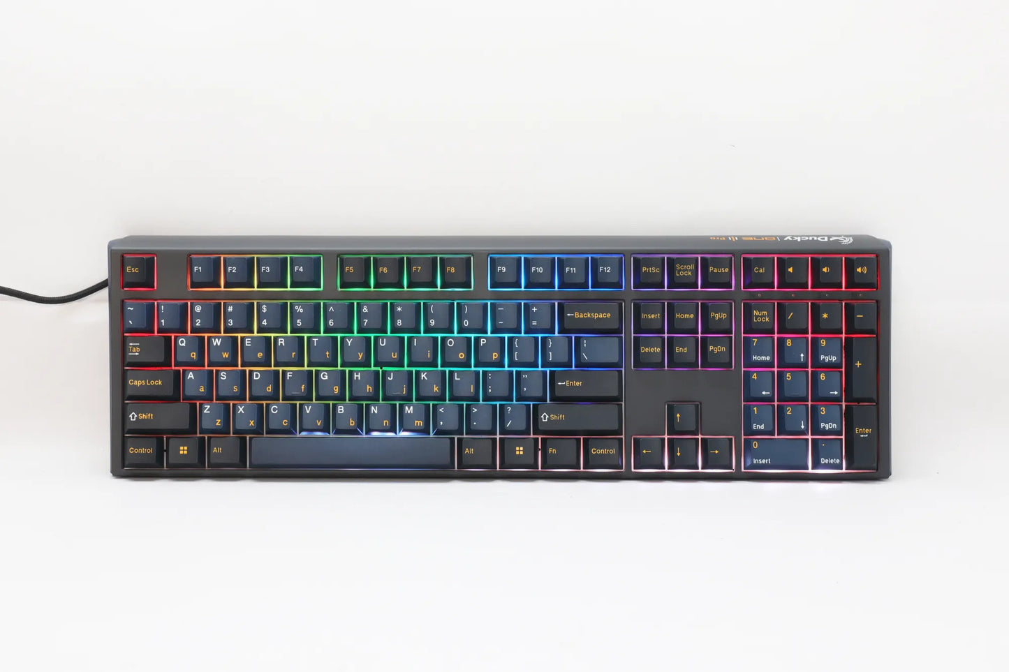 Ducky Keyboard One 3 Pro 100% Mechanical Keyboard; RGB; PBT Tripple Shot Keycaps - Cherry MX2A Brown switches.