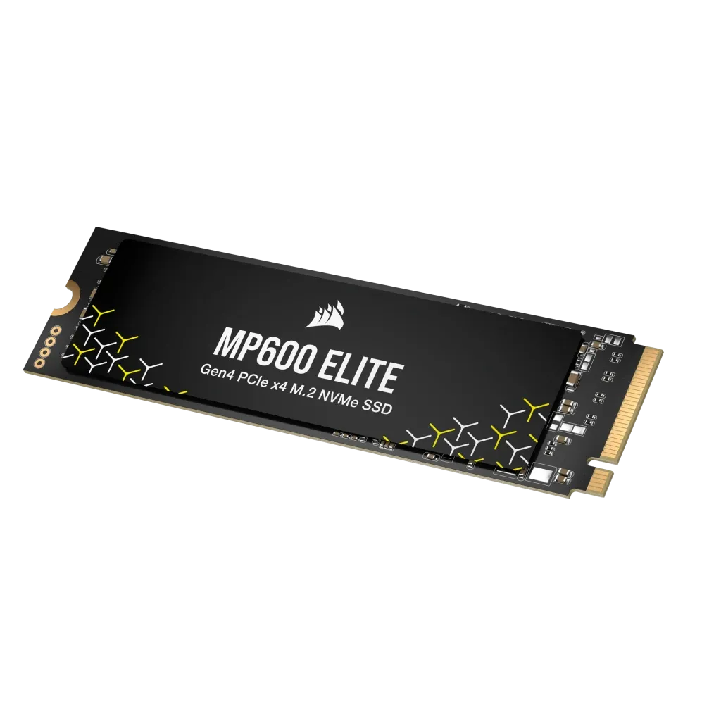 Corsair MP600 ELITE 2TB Gen4 PCIe x4 NVMe M.2 SSD (no heatsink); Read Up To 7000MB/s; Write up to 6500MB/s