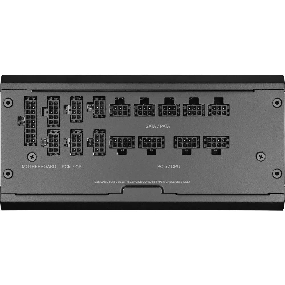 Corsair RM1200x Shift —1200 Watt 80 PLUS Gold;10yr Warranty. ATX (1); EPS (2);PCI-E (4);12VHPWR (1);PATA (8);SATA (12)