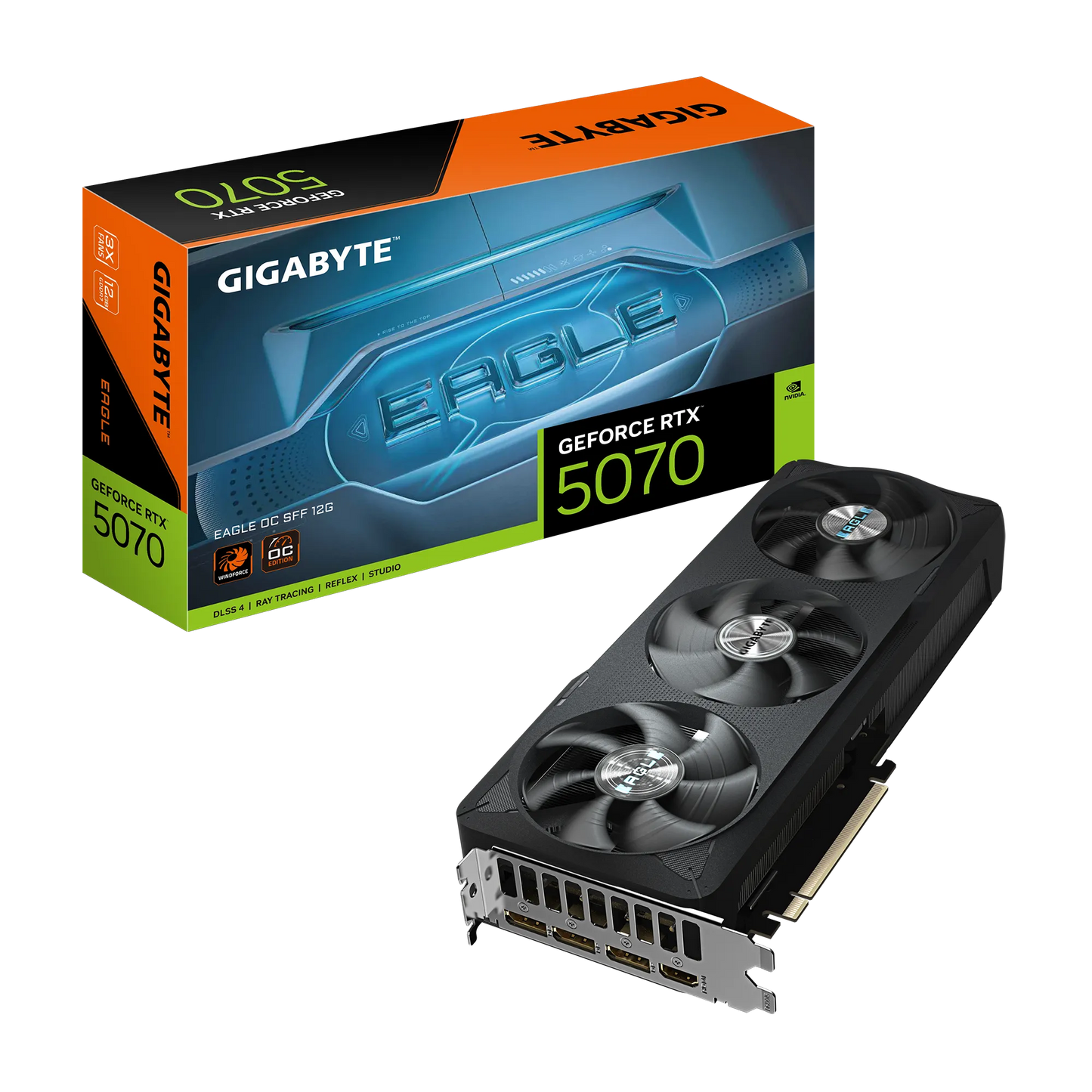 GIGABYTE nVidia GeForce RTX™ 5070 EAGLE OC SFF - 12GB GDDR7 HDMIx1/DPx3
