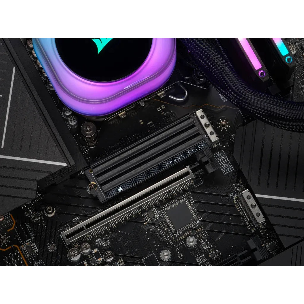 Corsair MP600 ELITE 2TB Gen4 PCIe x4 NVMe M.2 SSD with heatsink; Read Up To 7000MB/s; Write up to 6500MB/s