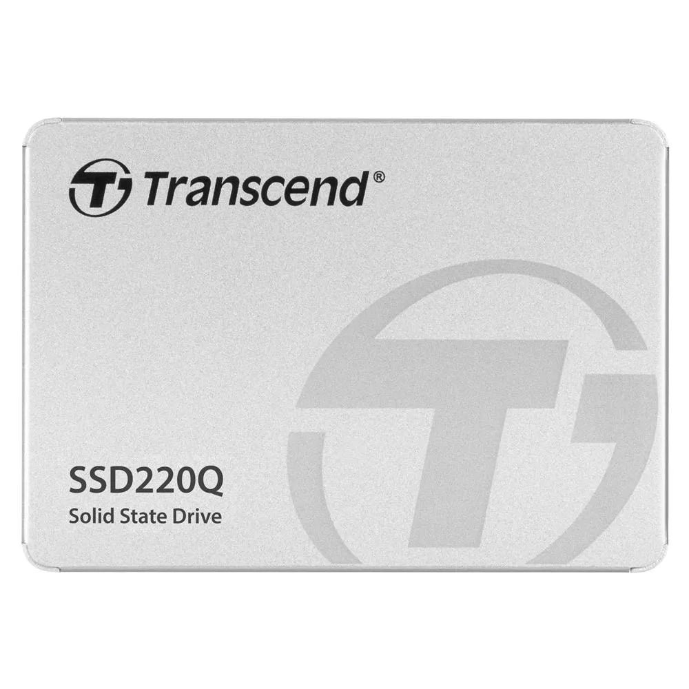 TRANSCEND 1TB SSD220Q 2.5'' SSD DRIVE - SATA III QLC with SLC cache - 550MB/s Read 500MB/s Write - 200 TBW
