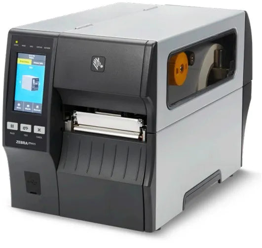Zebra TT Printer ZT411; 4''; 300 dpi; Euro and UK cord; Serial; USB; 10/100 Ethernet; Bluetooth 4.1/MFi; USB Host; Cutter w/ Cat