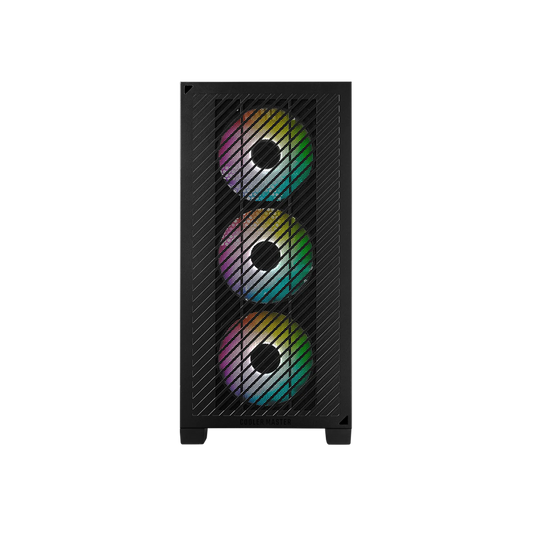 Cooler Master Masterbox Elite 301 Mirco-ATX Airflow PC case pre-installed 3x 120mm ARGB fans