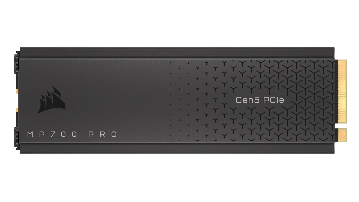 Corsair MP700 PRO 2TB M.2 NVMe PCIe Gen. 5 x4 SSD with Cooler; Read Up To 12 400MB/s; Write up to 11 800MB/s