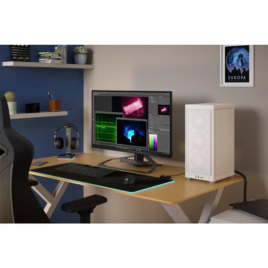 2000D AIRFLOW White Mini-ITX PC Case; 3x 2.5'' Drive Bays; Up to 360mm Radiator compatible