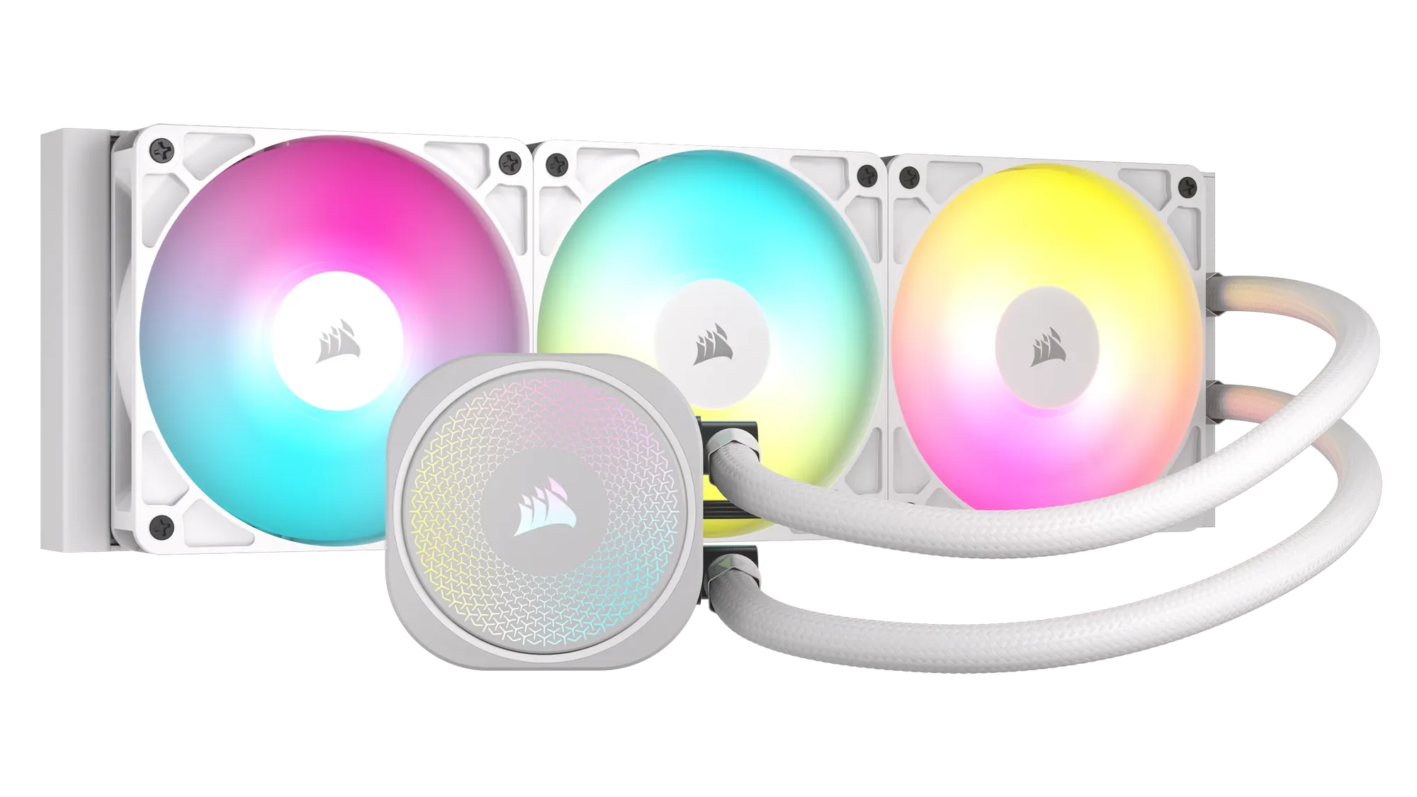 Corsair NAUTILUS 360 ARGB White; 360mm Radiator; Liquid CPU Cooler; Intel® LGA 1851/1700; AMD® AM5/AM4