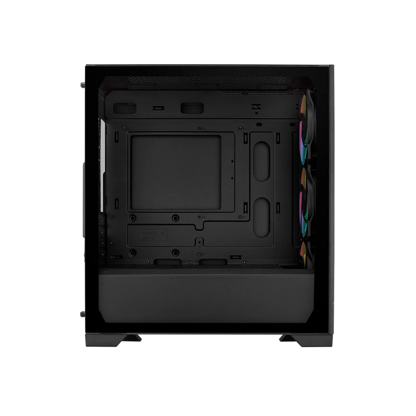 Cooler Master Masterbox Elite 301 Mirco-ATX Airflow PC case pre-installed 3x 120mm ARGB fans