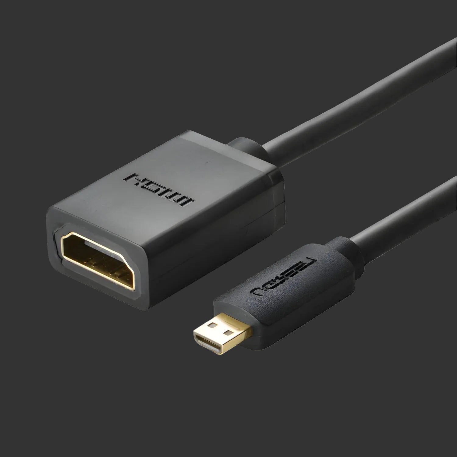 UGREEN 20134-20134 Micro HDMI Male to HDMI Female Adapter - Black