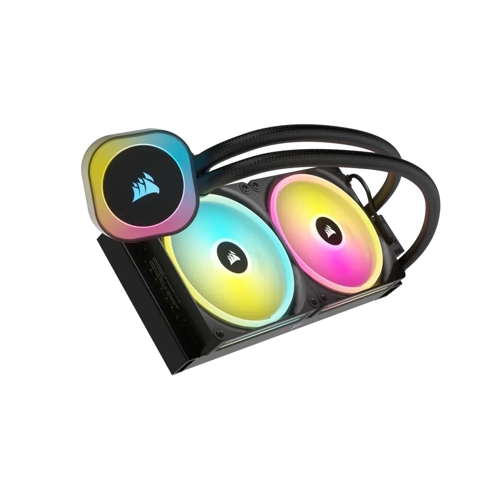 Corsair iCUE LINK H115i RGB Liquid CPU Cooler - QX140 RGB Fans - 280mm Radiator - Fits Intel® LGA 1700; AMD® AM5 - Hub included