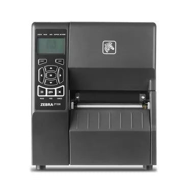 TT Printer 220Xi4; 203dpi; Euro/ UK cord; Swiss 721 font; Serial; Parallel; USB; Int 10/100; Cutter with Catch Tray; Bifold Medi