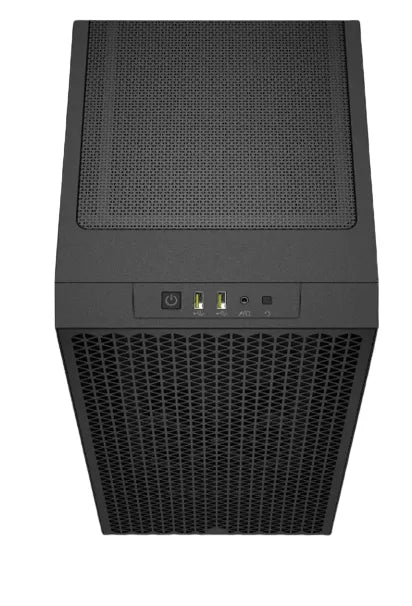 3000D AIRFLOW Black Mid-Tower PC Case; 2x 3.5'' |  2x 2.5'' Drive Bays; Up to 360mm Radiator compatible; 2x 120mm fan incl