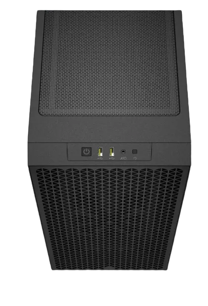3000D AIRFLOW Black Mid-Tower PC Case; 2x 3.5'' |  2x 2.5'' Drive Bays; Up to 360mm Radiator compatible; 2x 120mm fan incl