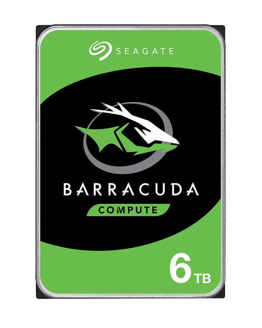 Seagate Barracuda 6TB; 3.5'' Internal; SATA 6GB/s; RPM 5400; 256MB Cache