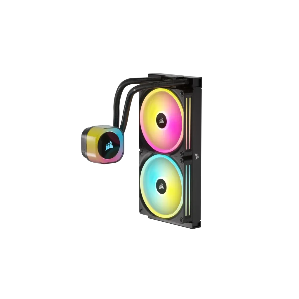 Corsair iCUE LINK H115i RGB Liquid CPU Cooler - QX140 RGB Fans - 280mm Radiator - Fits Intel® LGA 1700; AMD® AM5 - Hub included