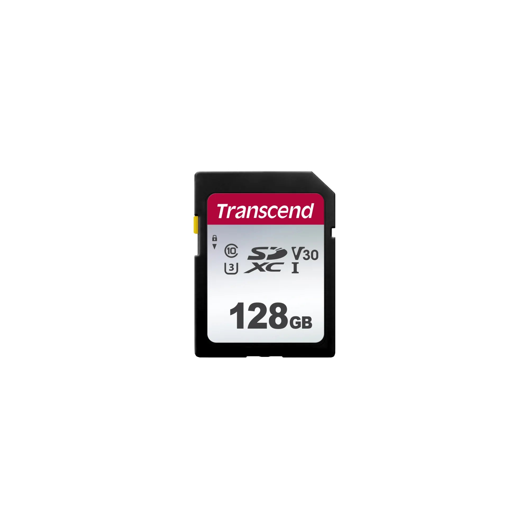 TRANSCEND 300S 128GB UHS-1 CLASS 10 U1 V10 SDXC CARD - 3D NAND