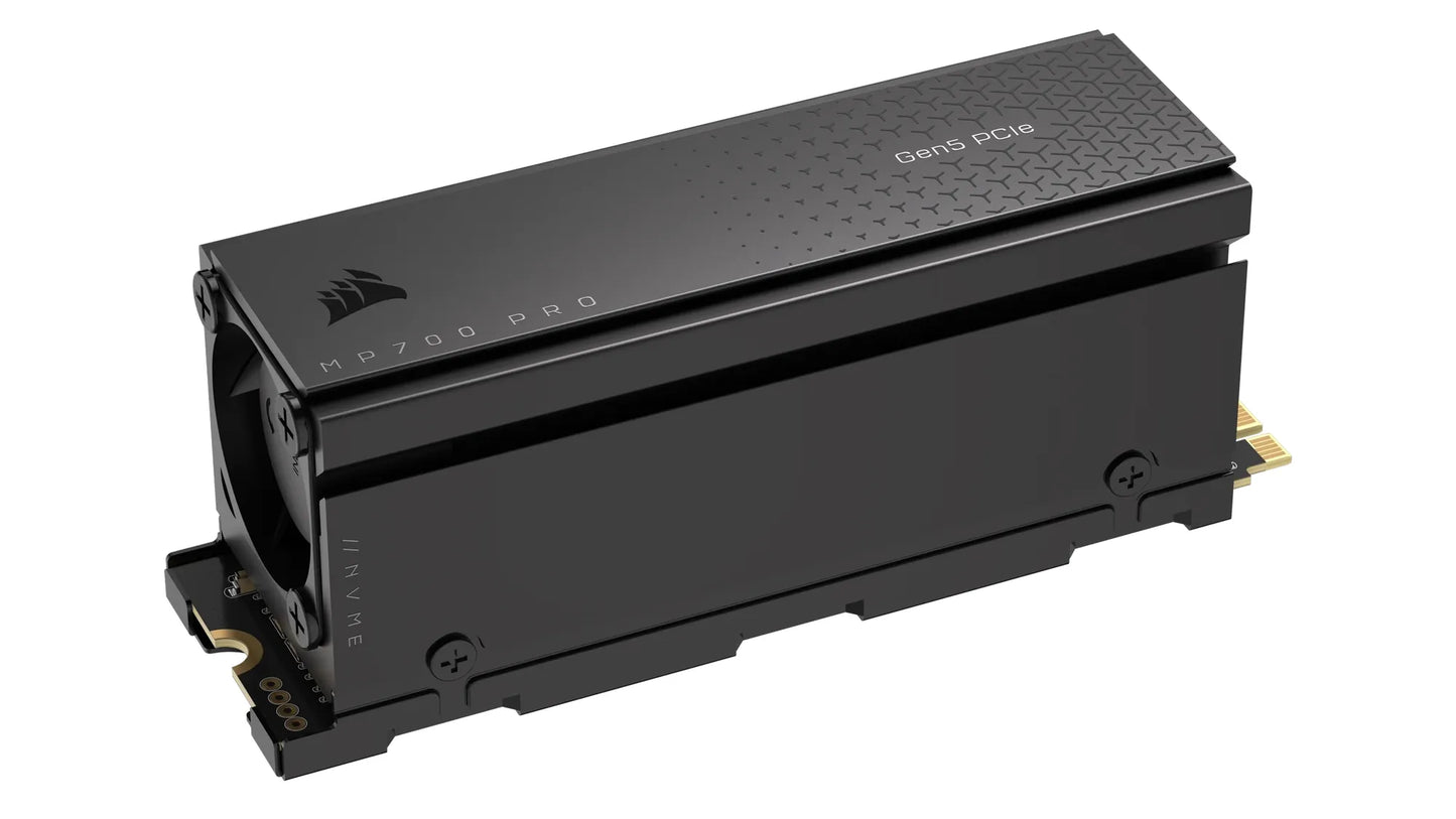 Corsair MP700 PRO 2TB M.2 NVMe PCIe Gen. 5 x4 SSD with Cooler; Read Up To 12 400MB/s; Write up to 11 800MB/s