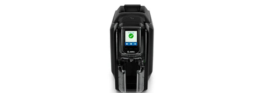 Zebra - Printer ZC350; Single Sided; UK/EU Cords; USB & Ethernet; Windows Driver