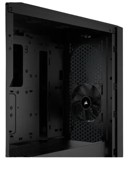 3000D AIRFLOW Black Mid-Tower PC Case; 2x 3.5'' |  2x 2.5'' Drive Bays; Up to 360mm Radiator compatible; 2x 120mm fan incl