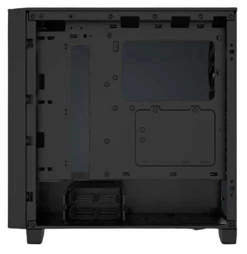 3000D AIRFLOW Black Mid-Tower PC Case; 2x 3.5'' |  2x 2.5'' Drive Bays; Up to 360mm Radiator compatible; 2x 120mm fan incl
