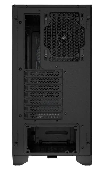 3000D AIRFLOW Black Mid-Tower PC Case; 2x 3.5'' |  2x 2.5'' Drive Bays; Up to 360mm Radiator compatible; 2x 120mm fan incl