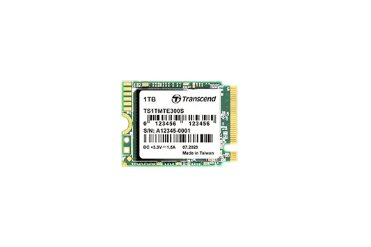Transcend 1 TB MTE300S PCI-E GEN 3x4 M.2 2230 SSD 3D NAND - 2000 MB/s Read 1650 MB/s Write - 400 TBW