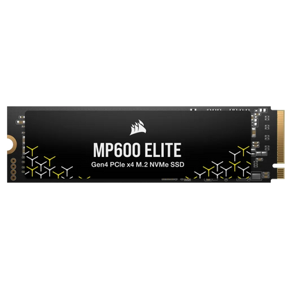 Corsair MP600 ELITE 2TB Gen4 PCIe x4 NVMe M.2 SSD (no heatsink); Read Up To 7000MB/s; Write up to 6500MB/s