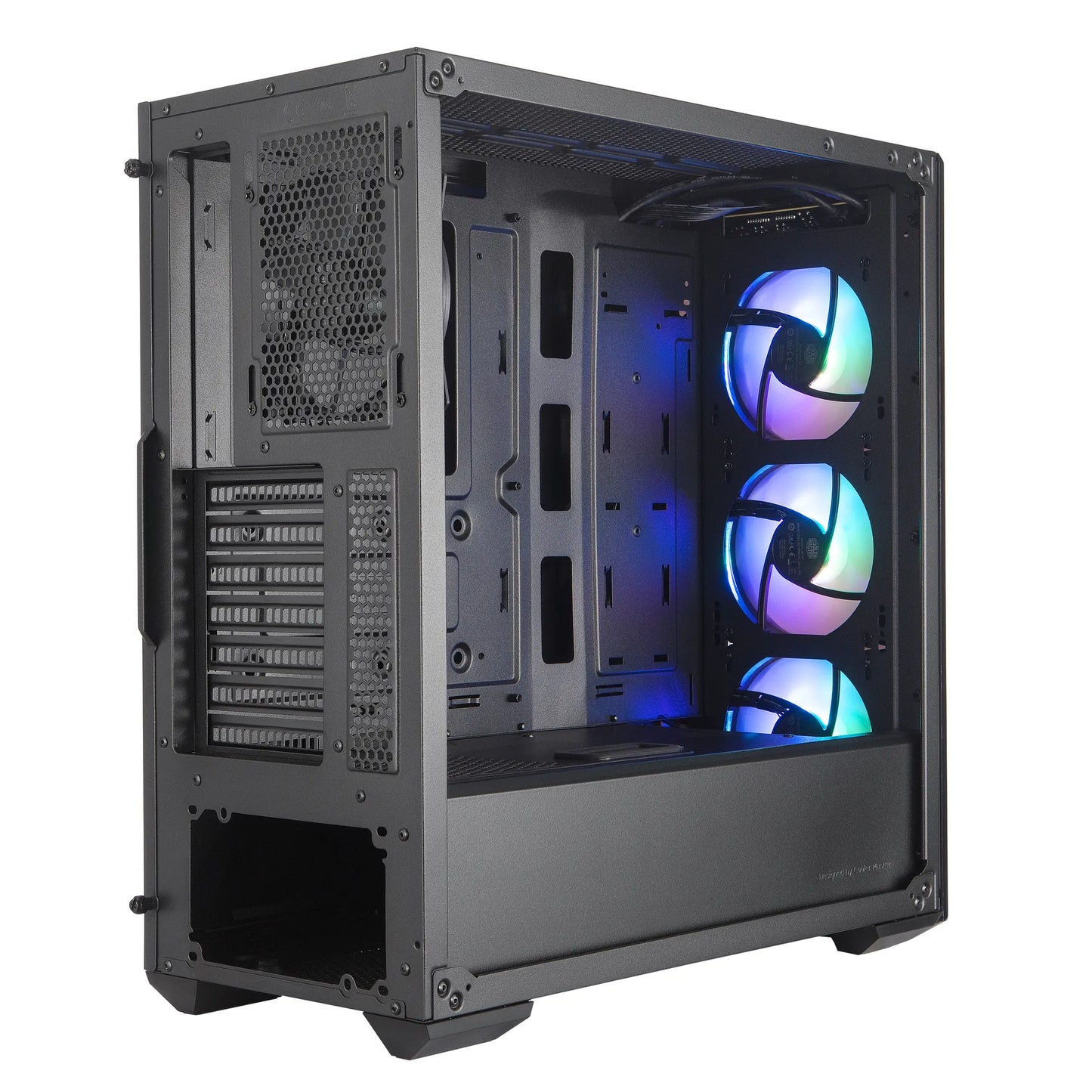 Cooler Master Masterbox MB520 ATX; Black; Tempered Glass; 3x 120mm ARGB
