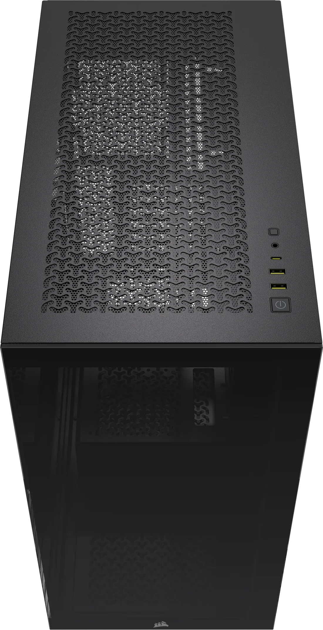 3500X Tempered Glass Black Mid-Tower PC Case; 2x 3.5'' |  2x 2.5'' Drive Bays; Up to 360mm Radiator compatible