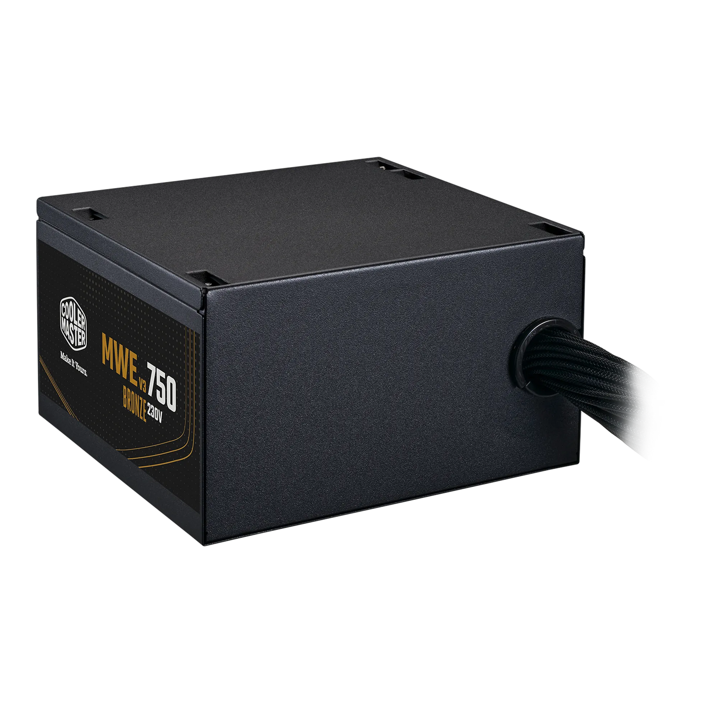 Cooler Master MWE 750 Bronze V2 offers 80 PLUS Bronze certification; guaranteeing an average efficiency of 88% at typical load.